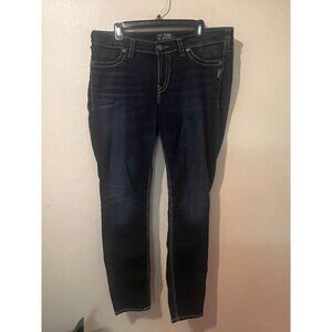 Women's Silver Jeans Suki Mid Super Skinny Jeans Size 18x31 [EXCELLENT]
